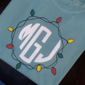 Christmas Monogram Shirts